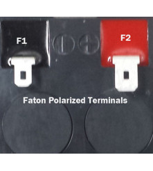 Oem - 2x Terminal adaptor de prindere pentru baterie cu plumb - de la 6,35 mm la 4,74 mm (F2 la F1) - Accesorii pentru bateri...