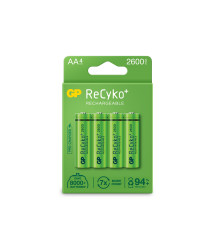 GP - GP Recyko + Seria 2700 AA / HR06 2600mah 1.2V NiMH baterii reîncărcabile - Format AA - NK261-CB