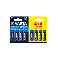 Varta, Varta Longlife Power Baterii alcaline AA / LR6 (Mignon) 1.5V 2950 mAh, Format AA, BS459-CB