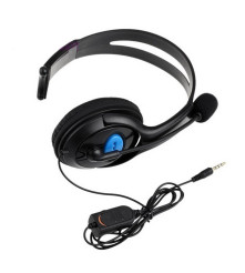 Oem - Casca single cu fir si microfon pentru Sony PS4 3,5 mm - Gaming Headset - PlayStation 4 - AL1094