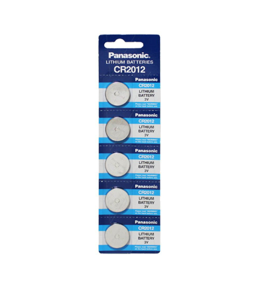 Panasonic - Panasonic Lithium CR2012 3V 55 mAh baterie (blister de 5 bucati) - Baterii plate - BS449