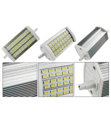 Oem - R7S 118mm 15W 48x SMD 5730 LED Lamp Alb rece - Reglabil - Becuri tubulare - AL1095-CWD