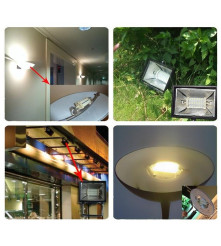 Oem - R7S 118mm 15W 48x SMD 5730 LED Lamp Alb rece - Reglabil - Becuri tubulare - AL1095-CWD