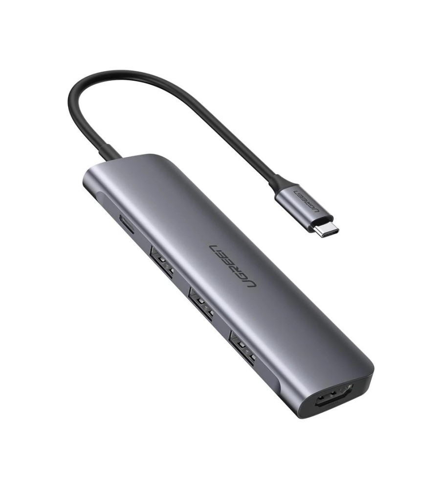 UGREEN - 5in1 USB-C PD C Tip USB C la 4K HDMI USB-C 3x USB 3.0 - Adaptoare USB  - UG-50209