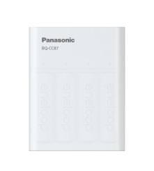 Eneloop - 2.25h Panasonic Eneloop incarcator USB Powerbank BQ-CC87 + 4x baterii AA 2000mAh - Încărcătoare de baterii - BL333
