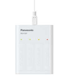 Eneloop - 2.25h Panasonic Eneloop incarcator USB Powerbank BQ-CC87 + 4x baterii AA 2000mAh - Încărcătoare de baterii - BL333