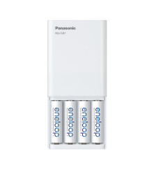 Eneloop - 2.25h Panasonic Eneloop incarcator USB Powerbank BQ-CC87 + 4x baterii AA 2000mAh - Încărcătoare de baterii - BL333