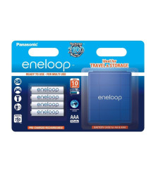 Eneloop - AAA R3 Panasonic Eneloop Rechargeable Batteries + Free storage box - Size AAA - BL336-5410853065067