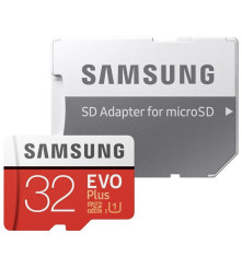 Samsung - 32GB Samsung EVO PLUS UHS-I U1 Clasa 10 Card de memorie MicroSDHC cu adaptor SD - Memorie SD și USB - BL345