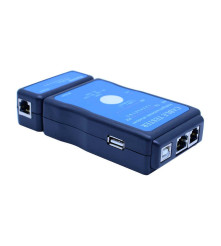 Oem - Kábelteszter LAN USB RJ45 RJ11 / RJ12 Hálózati Ethernet CAT5 UTP M726AT - Hálózati eszközök - YNK001-1