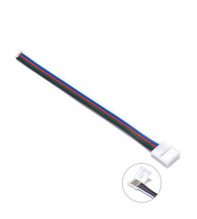 Oem - 10mm 5-Pin Click-On RGBW RGBWW LED Strip conector - Conectori LED - LSCC61