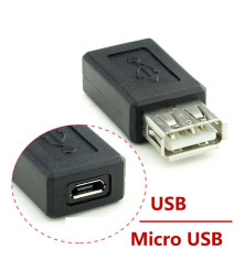 Oem - Adaptor USB mama la Micro USB mama - Adaptoare USB  - AL229