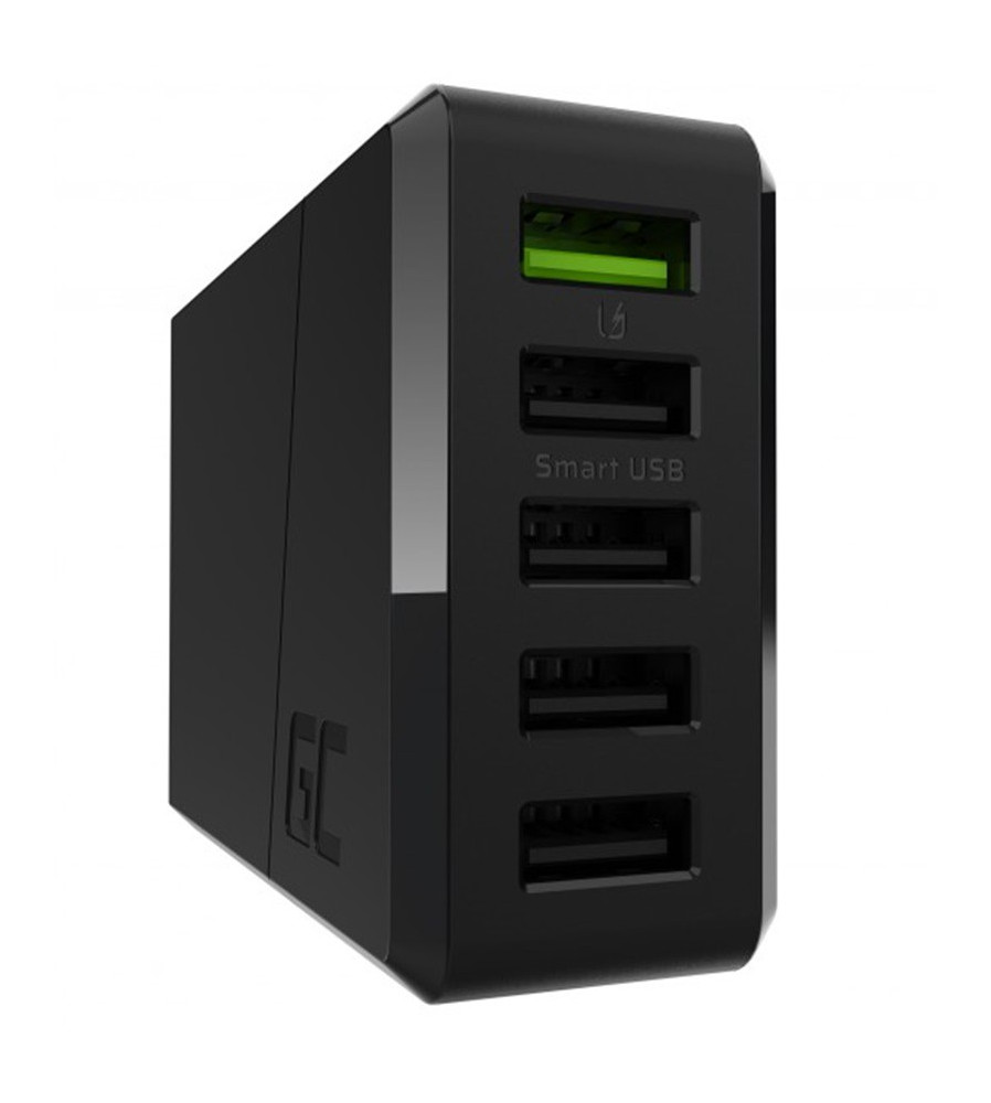 Green Cell - Incarcator 52W 5x surse, Incarcator rapid / Incarcator inteligent - Mufe și adaptoare - GC090