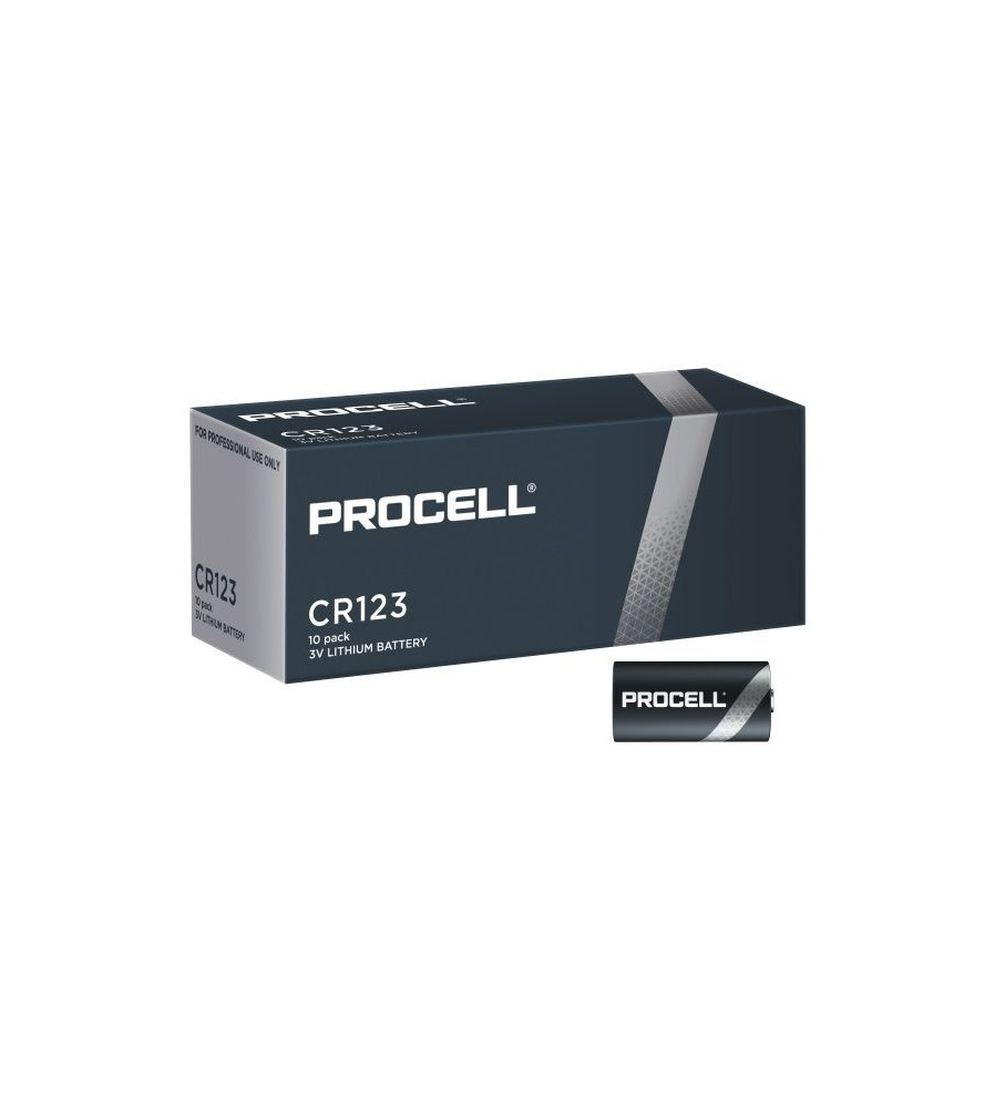 Duracell - 10x Procell CR123 3V baterie cu litiu - Alte formate - BS474