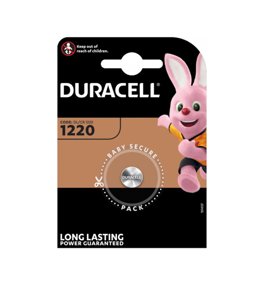 Duracell - Duracell CR1220 3V 36mAh baterie cu litiu - Baterii plate - BS273-CB