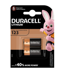 Duracell - Duracell CR123 CR123A 3V lítium elem (Duo Pack) - Egyéb méretek - BS098-CB