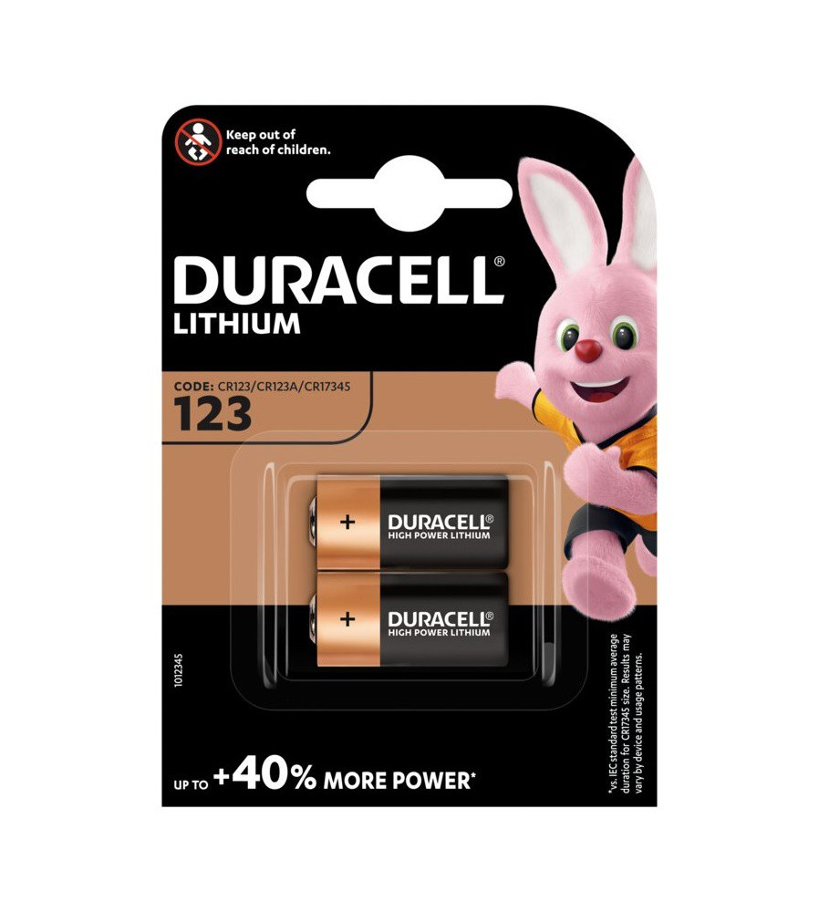 Duracell - Baterie litiu Duracell CR123 CR123A 3V (pachet Duo) - Alte formate - BS098-CB