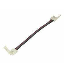 Oem - 10mm 4 Pin RGB LED Click to Click 15cm Sarma cablu conector - Conectori LED - LSCC06