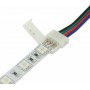 Oem - 10mm 4 Pin RGB LED Click to Click 15cm Sarma cablu conector - Conectori LED - LSCC06