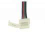 Oem - 10mm 4 Pin RGB LED Click to Click 15cm Sarma cablu conector - Conectori LED - LSCC06