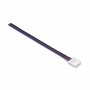 Oem - 10mm 4 Pin RGB LED Click to Wire 15cm Sarma cablu conector - Conectori LED - LSCC03