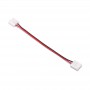 Oem - 10mm 2 Pin Single Color LED Strip Click to Click 15cm Sarma cablu conector - Conectori LED - LSCC05
