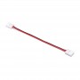 Oem - 8mm 2 Pin Single Color LED Strip Click to Click 15cm Sarma cablu conector - Conectori LED - LSCC04