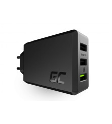 Green Cell - Incarcator USB 30W 3 Surse, incarcator rapid / incarcator inteligent - Încărcătoare AC - GC094