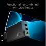 Green Cell - Incarcator USB 30W 3 Surse, incarcator rapid / incarcator inteligent - Încărcătoare AC - GC094