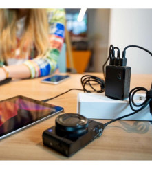 Green Cell - Incarcator USB 30W 3 Surse, incarcator rapid / incarcator inteligent - Încărcătoare AC - GC094