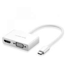 UGREEN, USB-C to HDMI and VGA Converter (Thunderbolt 3 Port Compatible), Adaptoare USB , UG-30843-CB