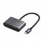 UGREEN - Convertor USB-C la HDMI si VGA (compatibil cu Thunderbolt 3 Port) - Adaptoare USB - UG-30843-CB