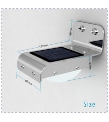 Oem - Solar 16 LED Lampa de iluminat pentru exterior cu senzor de miscare - DIY Solar - AL1098-SL