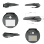 Oem - Lampa solara de perete cu 30 LED-uri, senzor de miscare - Lămpi și decorațiuni solare - TZ008