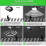 Oem - Lampa solara de perete cu 30 LED-uri, senzor de miscare - Lămpi și decorațiuni solare - TZ008