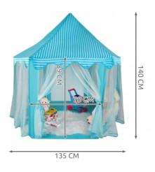 Oem - Cort de Joaca pentru copii stil Castel 140 x 135 x 89 cm - Jucării exterior - TZ007