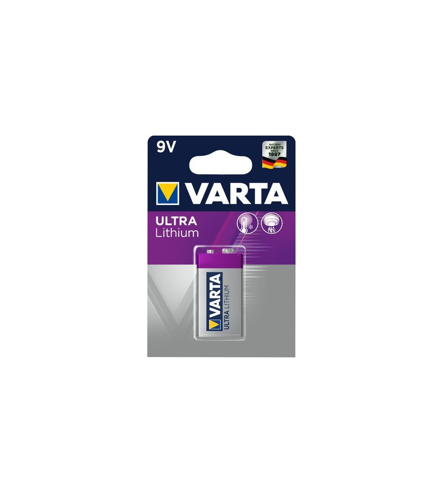 Varta - Varta battery Ultra Lithium 9V E-Block 6LP3146 - Egyéb méretek - ON066-CB