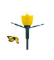 Polux - Fluture solar zburator si floare, ideal pentru gradina, terasa, balcon - Lămpi și decorațiuni solare - PL001