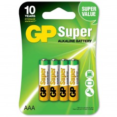 Baterii GP Super Alkaline AAA LR03/1.5V