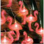 Polux - Ghirlanda luminoasa solara cu LED, model Flamingo - Lămpi și decorațiuni solare - PL003
