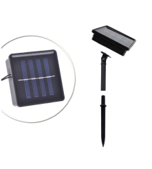 Polux - Ghirlanda luminoasa solara pentru exterior 3.9M cu 30 globulete multicolor - Lămpi și decorațiuni solare - PL004