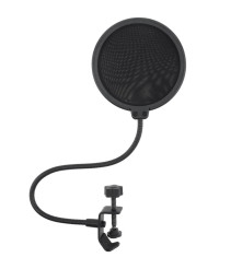 Oem - Filtru pop flexibil Mic-shield dublu strat pentru microfon - 150mm - Căști și accesorii - AL1114-MIC150