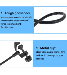 Oem - Filtru pop flexibil Mic-shield dublu strat pentru microfon - 150mm - Căști și accesorii - AL1114-MIC150