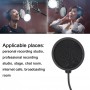 Oem - Filtru pop flexibil Mic-shield dublu strat pentru microfon - 150mm - Căști și accesorii - AL1114-MIC150