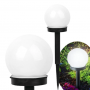 Polux - Lampa solara de gradina cu LED model glob, inaltime 34 cm - Lămpi și decorațiuni solare - PL021