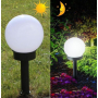 Polux - Lampa solara de gradina cu LED model glob, inaltime 34 cm - Lămpi și decorațiuni solare - PL021