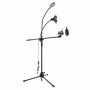 Oem - Suport multifunctional pentru microfon cu lumina LED, suport telefon si filtru POP - Boxe si microfoane - AL1116-STA