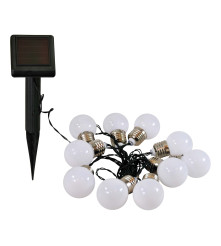 Polux - Ghirlanda luminoasa solara pentru exterior 3.8M cu 10 Becuri LED - Solare - PL025