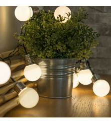 Polux - Ghirlanda luminoasa solara pentru exterior 3.8M cu 10 Becuri LED - Solare - PL025