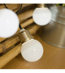 Polux - Ghirlanda luminoasa solara pentru exterior 3.8M cu 10 Becuri LED - Solare - PL025
